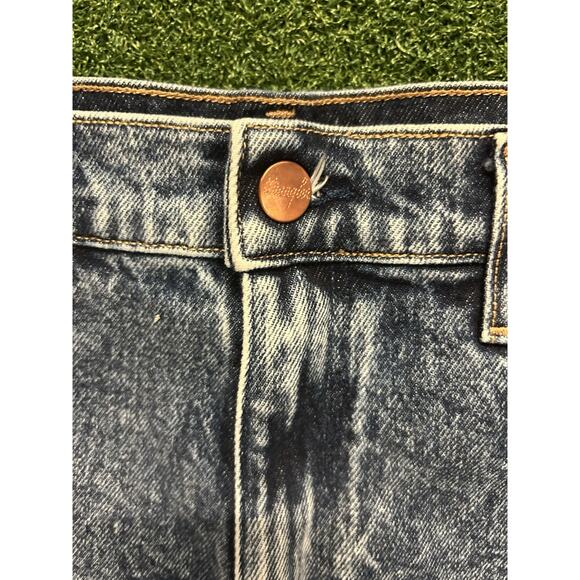 Wrangler Festival Shorts High Rise Women's Size 30 Denim Jean Mid Acid Wash - Picture 2 of 6